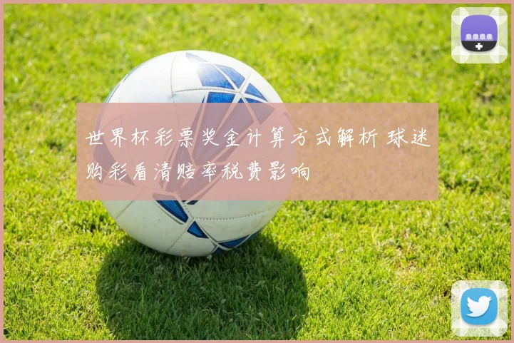 世界杯彩票奖金计算方式解析 球迷购彩看清赔率税费影响