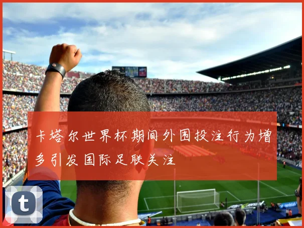 卡塔尔世界杯期间外围投注行为增多引发国际足联关注
