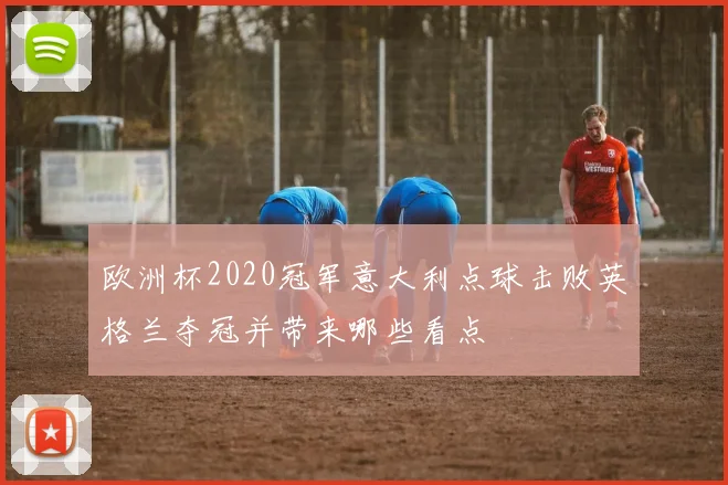欧洲杯2020冠军意大利点球击败英格兰夺冠并带来哪些看点